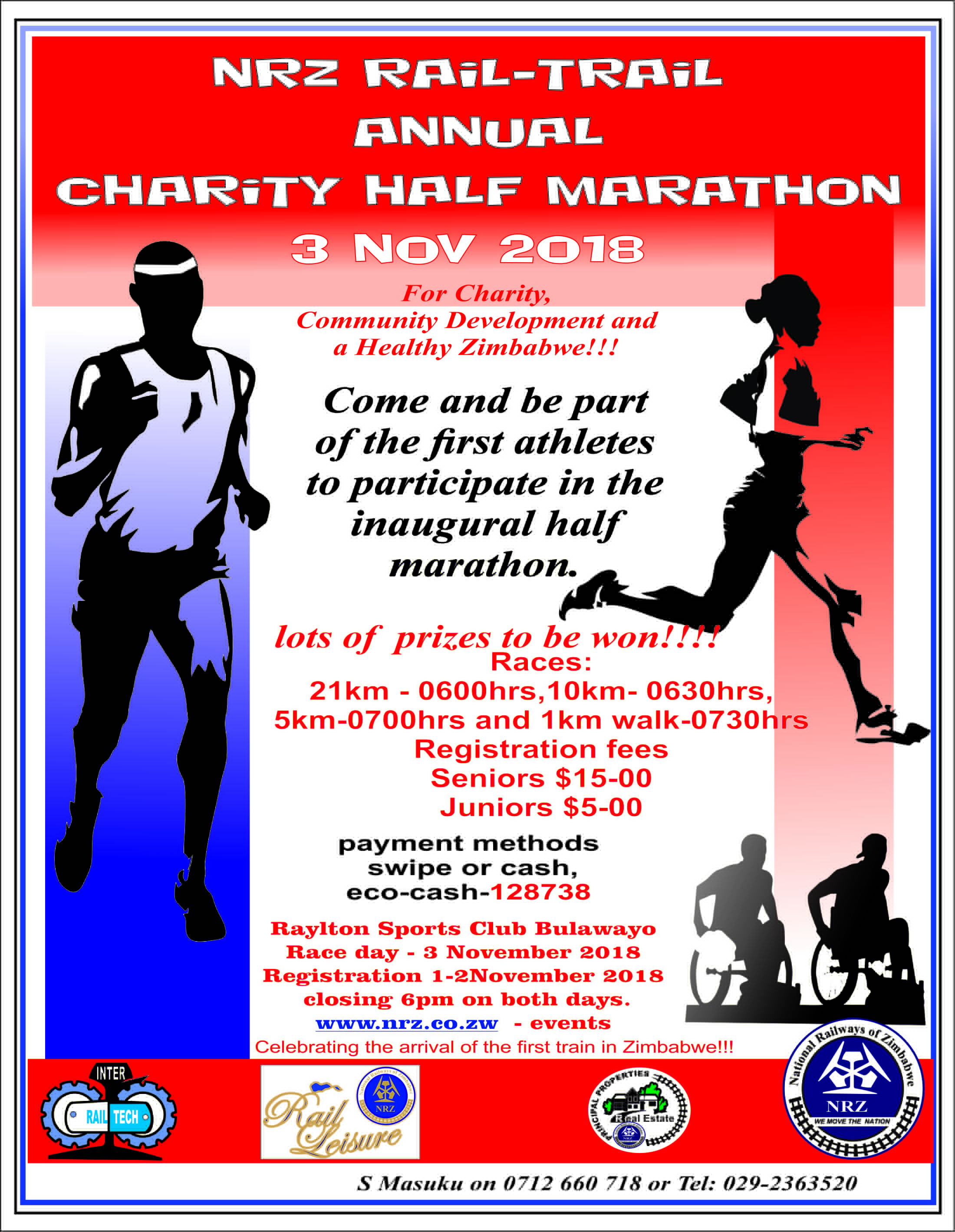 NRZ RAIL-TRAIL ANNUAL CHARITY HALF MARATHON – National Railways of Zimbabwe